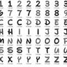 Buchstaben Zahlen in 3cm 4cm und 5cm Stickdatei thumbnail number 5