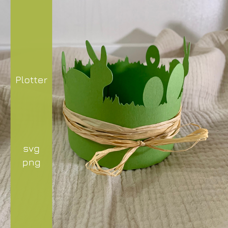 Osterkörbchen Geschenkverpackung Plotterdatei | DIY Hunger image number 5