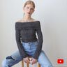 Schulterfreies T Shirt/ Off Shoulder Oberteil  Gr. 32-60 thumbnail number 1