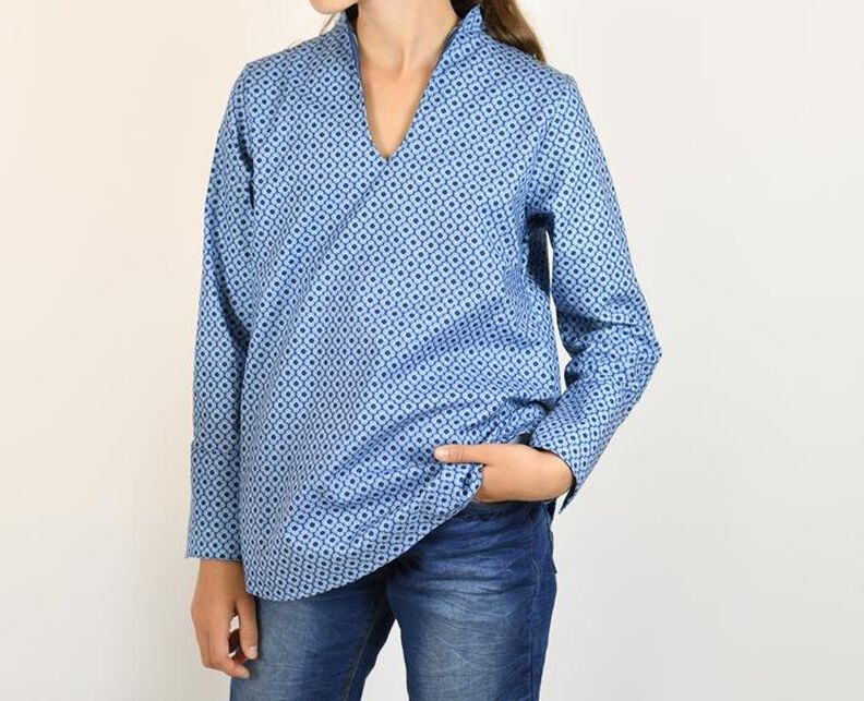 Ebook / Schnittmuster lillesol basics No.64 Flora-Bluse  image number 2