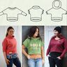 Pinia Cropped Add-On: Kurzpulli für Damen, Gr. 32 – 54 thumbnail number 1