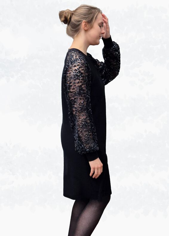 Elina – Raglanpullover, Longshirt oder Kleid, BU 80-116 image number 3