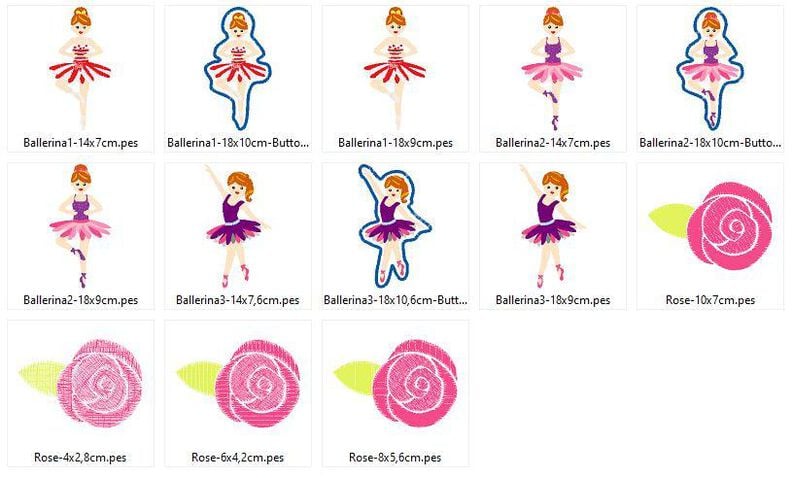 Ballerina Stickdatei Ballett image number 5
