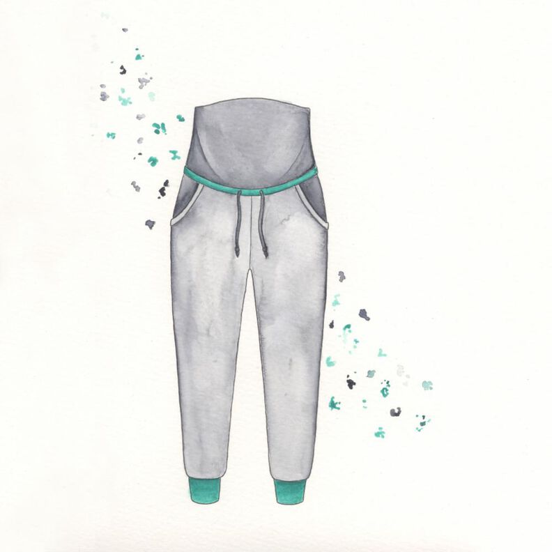 ebook "Victoria" Sweathose, Umstandshose Gr. 34-56 (A4+A0) image number 1