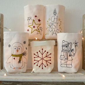 ITH Lichterbeutel Winter LED 13x18cm