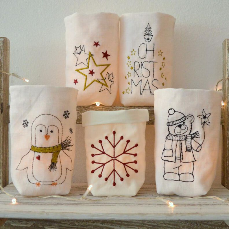 ITH Lichterbeutel Winter LED 13x18cm image number 1