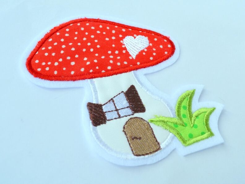 Stickdatei Pilz Applikation 10x10cm und 13x15cm image number 4