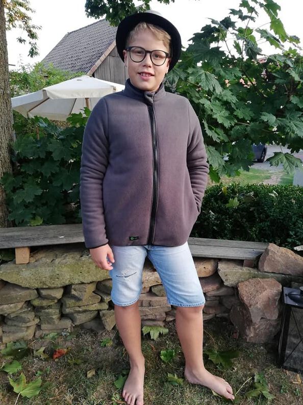 Fleecejacke Kind Schnittmuster Gr. 128-176 - dein PEDRO #76 image number 7