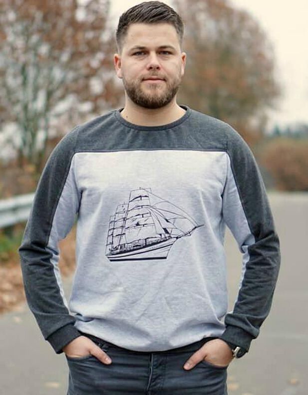 Hoodie Pullover Herren Schnittmuster Gr. XS-4XL - Paco #128 image number 7