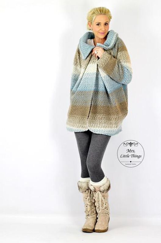 Jacke im O-Shape Look "Sylvie", Schnittmuster Gr. 158-46 image number 3