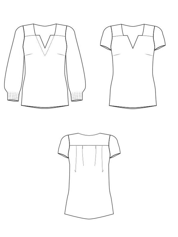 ZIA- Bluse PDF-A4, A0 und BEAMER image number 2