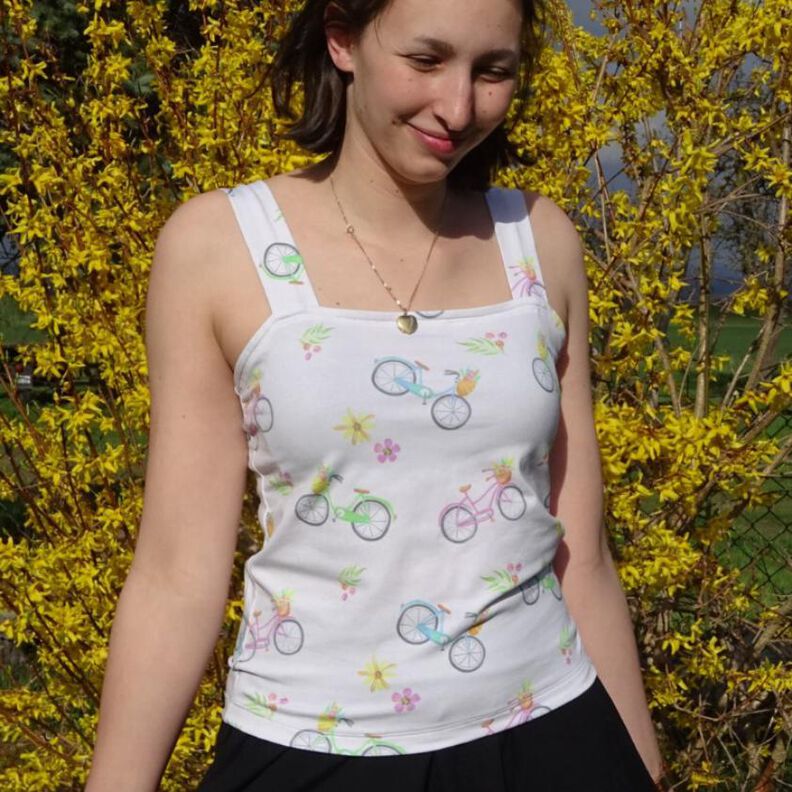 Top Shirt Anni in 2 Längen nähen Schnittmuster Gr. 34 - 52 image number 1