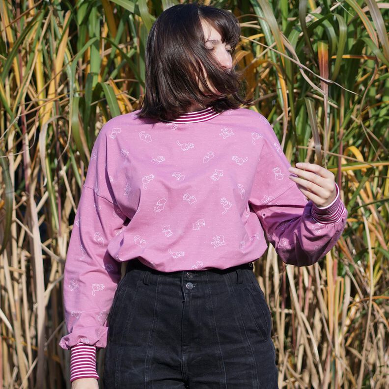 Kombi Oversize Shirt Lene nähen Baby bis XXL Set Sparset image number 3