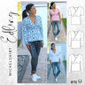 Wickelshirt EDLING Gr, 34-54 Ebook Schnittmuster thumbnail number 1