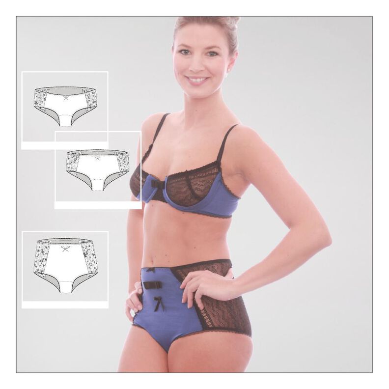 Pantys, "3 Varianten", Anleitung & Schnittmuster, Gr. 32-50 image number 1