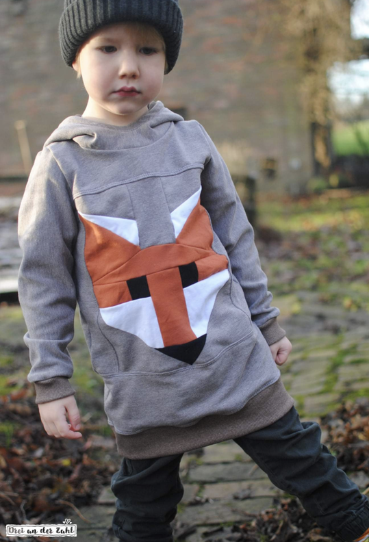 E-Book Hoodie Fuchselini Größen 104 - 140 image number 8