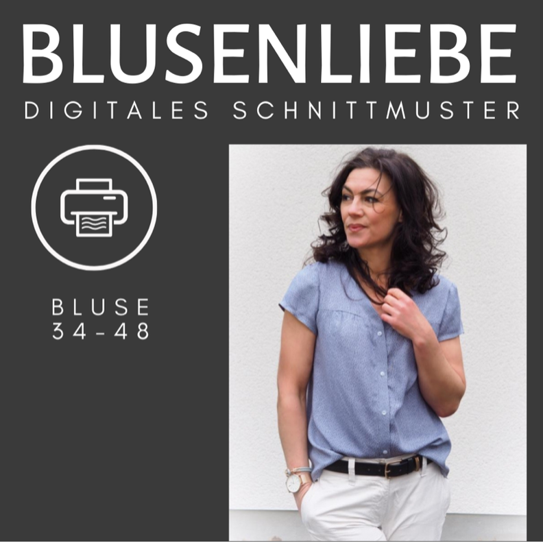 Blusenliebe - Schnittmuster Damen Bluse 34-48 image number 1
