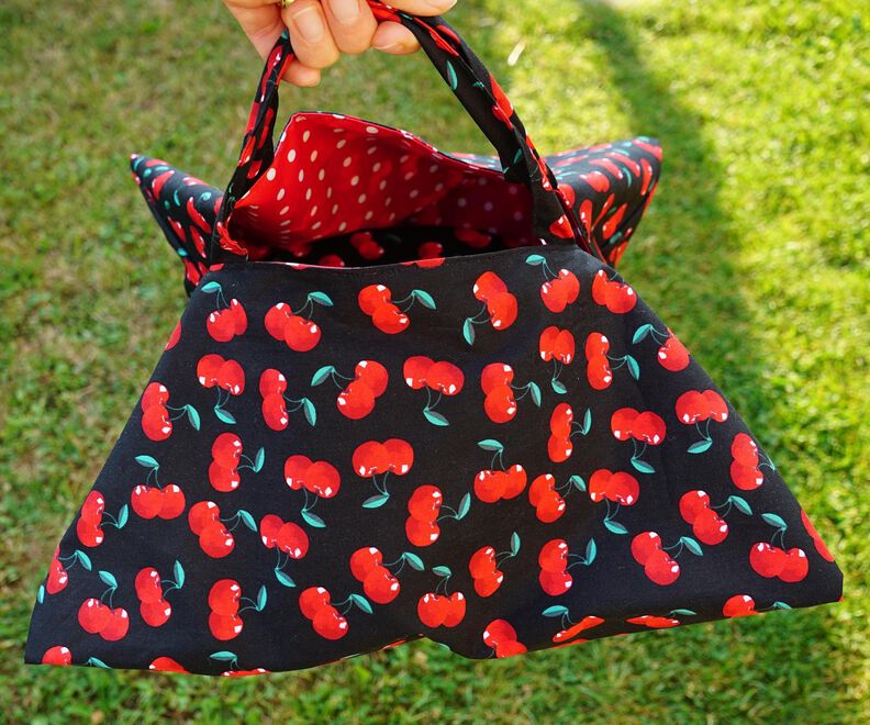 Kuchentasche mit Abdeckung nähen Kuchen Tasche image number 4