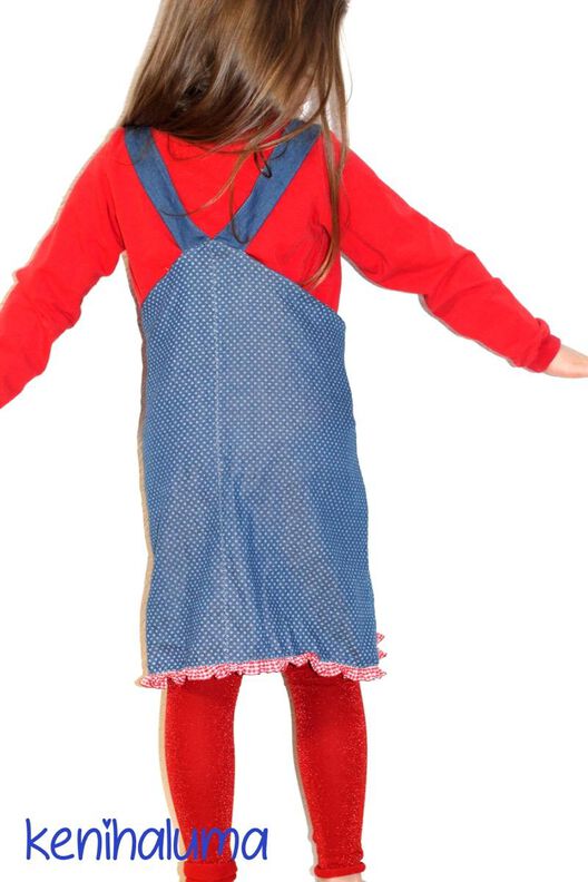 Kleid / Latzkleid "Berit", Schnittmuster Gr. 110-152 image number 4