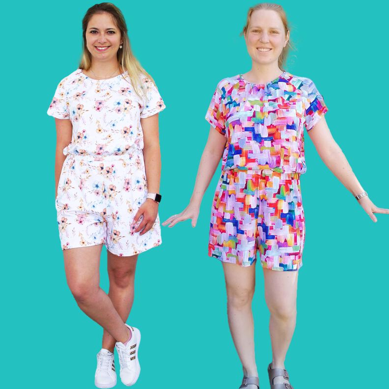 Jumpsuit Jersey Verschlusslos Easy LOMPAT ♥ Gr. XS-XXL image number 10