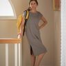 Damenkleid "Aubergine" (Gr. 34 - 48) thumbnail number 9
