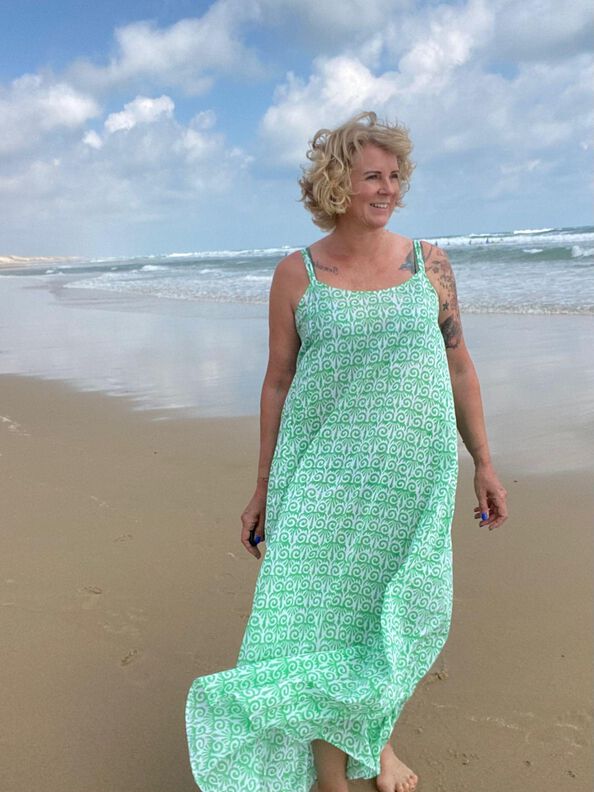 Sommerkleid BEIJO (32-58) Maxikleid Kleid Schnittmuster image number 9
