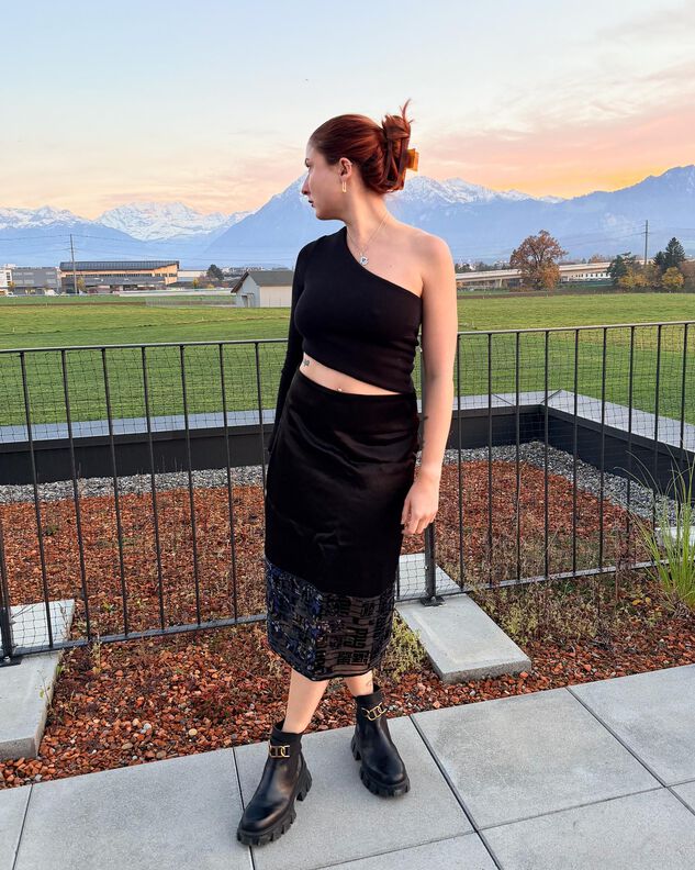 PARTY TWO PIECE zweiteiliges Abendkleid Schnittm. Gr. 30-62 image number 6