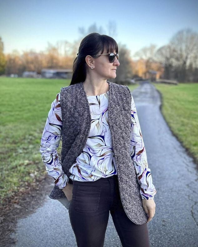 WESTE "FRU YLVA" - N&auml;hanleitung und Schnittmuster image number 9