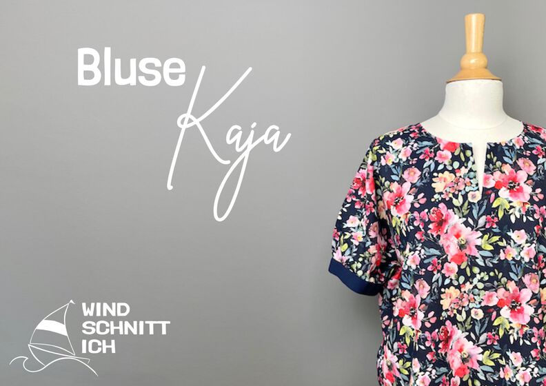 Bluse Kaja | locker & weit | 34 – 50 | A4, A0, Beamer image number 3
