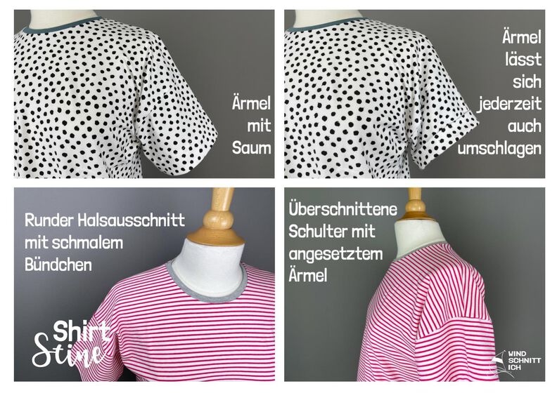 Shirt Stine | casual | überschnittene Schulter image number 3