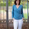 Pullover in Wickeloptik (34-56) MARAJO Schnittmuster thumbnail number 4