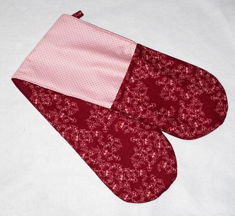 Ofenhandschuh doppelter Topflappen - nähen OHNE Schrägband image number 10