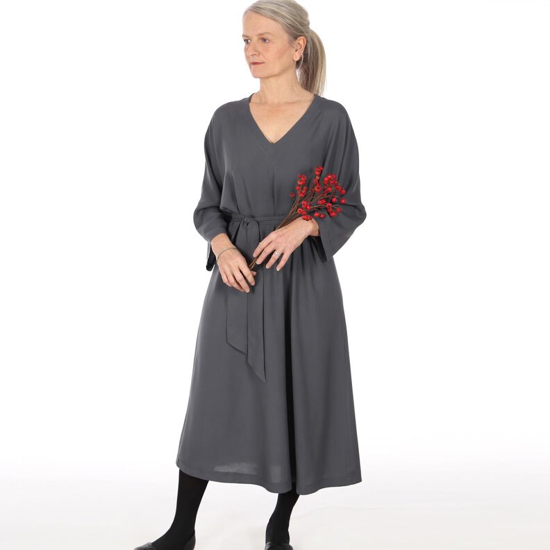 FRAU IVA  - Kleid mit Fledermausärmel  XS-XXL image number 1