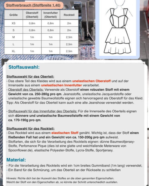Kleid #Pamela Nähanleitung und Schnittmuster (XS-XL) image number 9