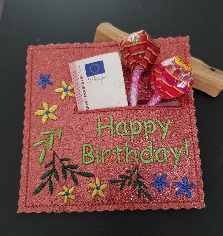 Stickdatei Geburtstag ITH Wunscherfüller image number 4