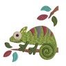 Stickdatei Chamaeleon Vollstick thumbnail number 3