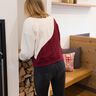 Welliger Color Block Pullover mit Rundhals KLARA thumbnail number 6