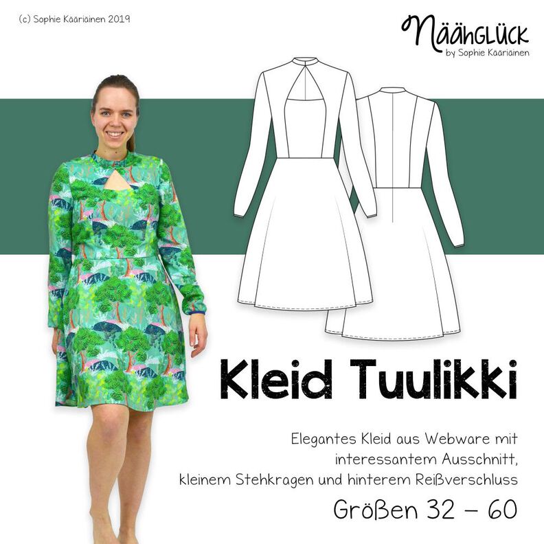 Kleid Tuulikki – Größen 32 – 60 image number 1