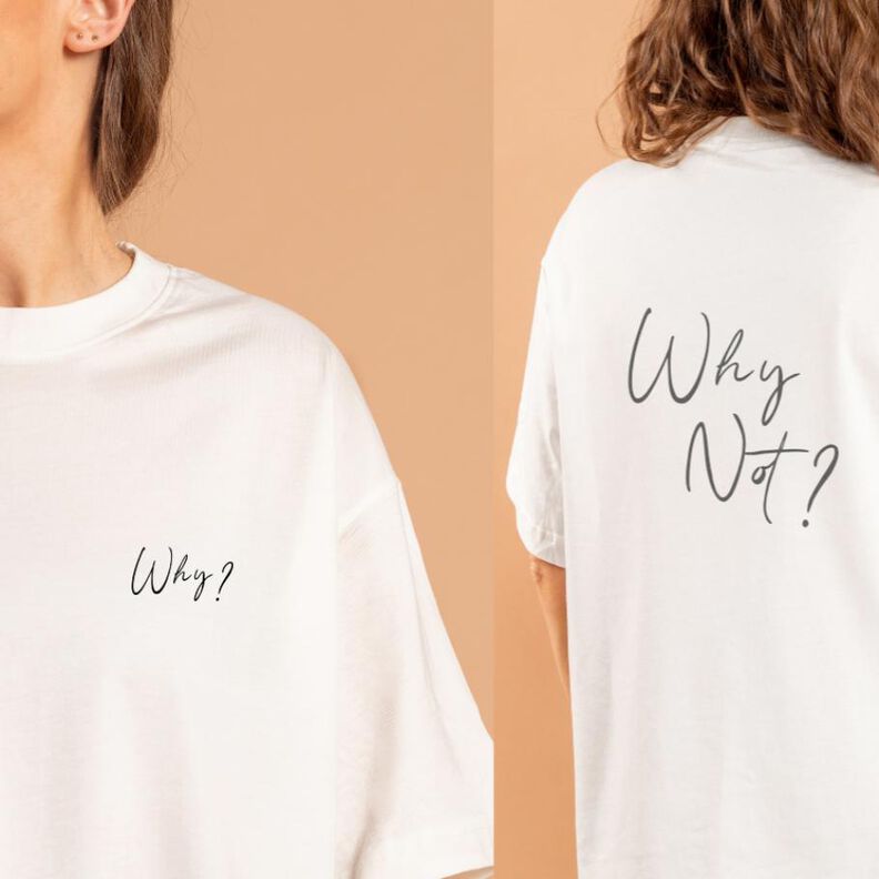 Why? / Why not?! Plotterdatei SVG, PNG, DXF image number 1