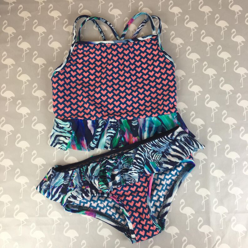 Kinder-Bikini, Nähanleitung & Schnittmuster, Gr. 104-152 image number 4