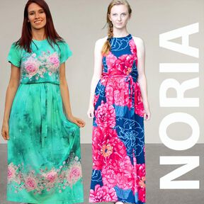 Raglankleid / Maxikleid Noria GR. 34-50  