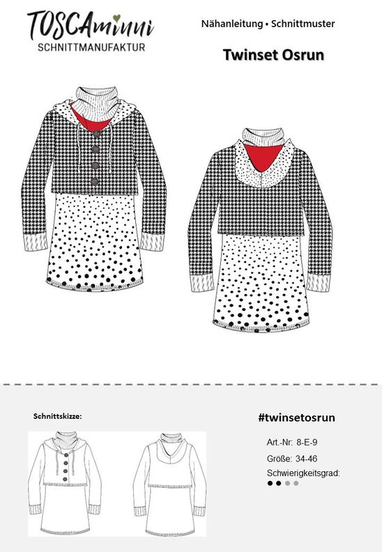 Jacke + Shirt Osrun Gr. 34-46 Schnittmuster image number 5
