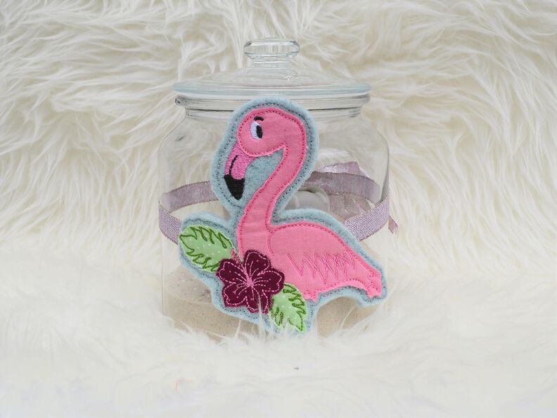 Stickdatei Flamingo ITH SET Stabstickdatei image number 5