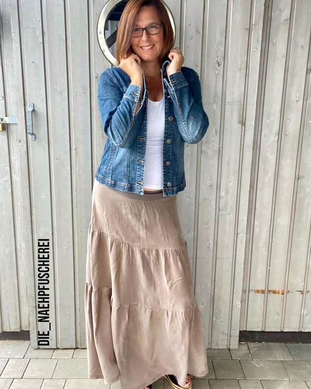 Rock Hollie | Boho Maxirock | 34 bis 50 | A4, A0, Beamer image number 9