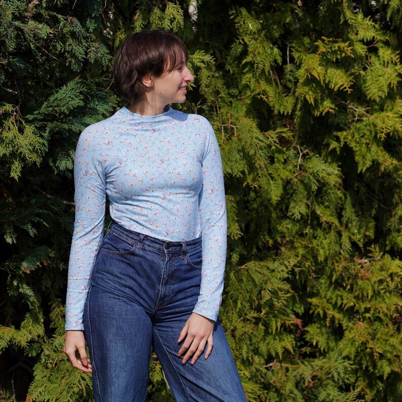 Raglan Shirt Damen Pullover slim nähen Gr. 34-40 image number 5