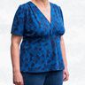 Selina Shirt mit Kräuselungen V-Ausschnitt BU 80-116, A4+A0 thumbnail number 7