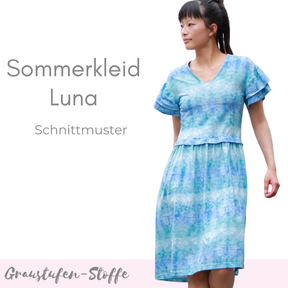 Schnittmuster Sommerkleid Luna,   GR. 34-50