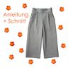Schnitt + Anleitung Marlenehose mit Taschen Gr.74-140 thumbnail number 1