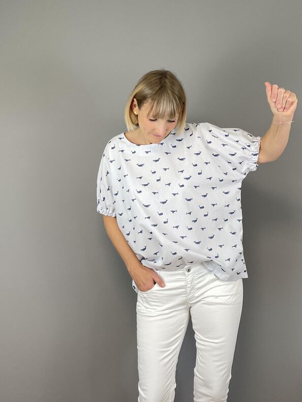 Bluse Kaja | locker & weit | 34 – 50 | A4, A0, Beamer image number 8