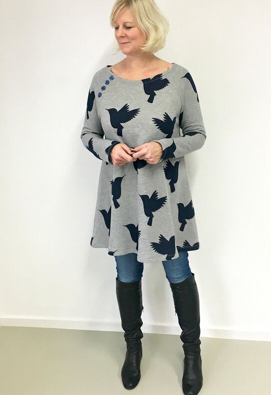 Pullover, Tunika, Kleid (34-48) FELICIA Damen Schnittmuster image number 9